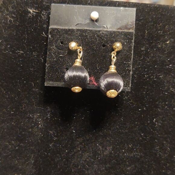 Beautiful mid century bead necklace with matching earrings - Picture 3 of 4